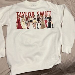 Red (Taylor's Version) Eras White Crewneck